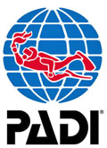 PADI SCUBA DIVING DIVER COURSE LOGO