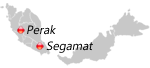 Bernam in Perak and Segamat in Johor