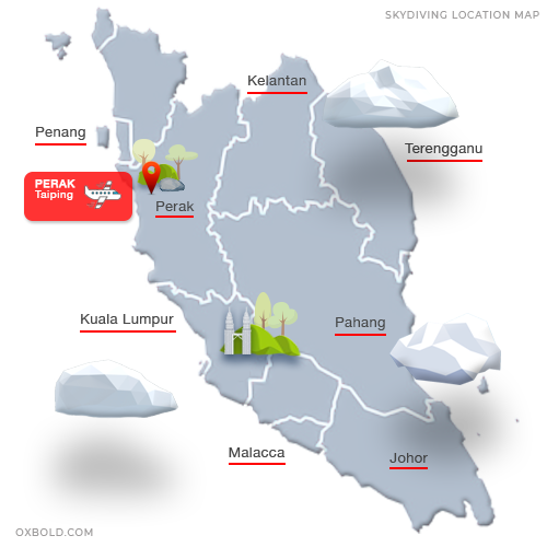 Paragliding Map Malaysia